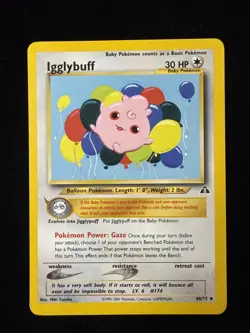 Igglybuff - Neo Discovery - 40/75 - Pokemon TCG - LP - Image 1