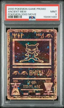 2000 Pokemon Game Movie Ancient Mew Pokemon 2000 Movie PSA 9 Mint - Image 1
