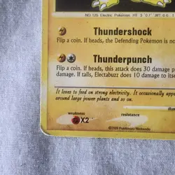 Pokemon TCG Electabuzz - 128/127 Secret Rare Non-Holo Card 2009 Platinum - LP - Image 5