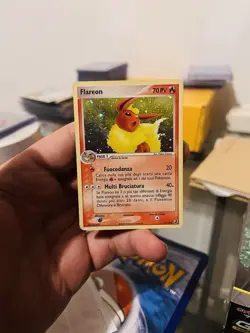 Flareon 5/115 EX Unseen Forces Holo Pokemon - Image 1