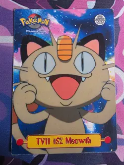 Meowth TV11 #52 Pokemon Topps 1999 - Image 2