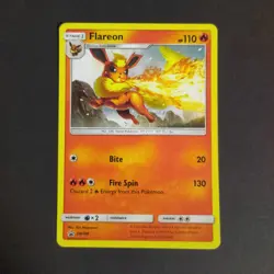 Pokemon Card TCG: Flareon SM186 - Black Star Promo - Image 1