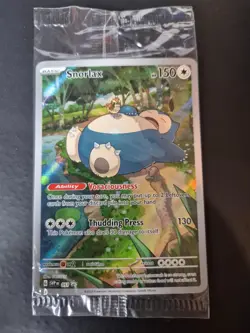 Pokemon Snorlax SVP051 Full Art S & Vi 151 Base Black Star Promo Sealed - Image 1