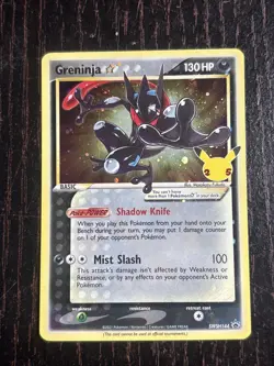 Pokemon Greninja Gold Star SWSH144 SWSH Sword & Shield Promo Card - Image 1