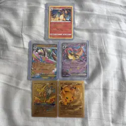 lot of 5 pokemon cards - Image 1