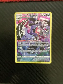 Galarian Obstagoon SWSH10: Astral Radiance Trainer Gallery TG10/TG30 NM - Image 1