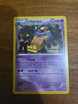 Cofagrigus 52/108 - Dark Explorers - Cracked Ice Rare Holo Pokemon Card - NM - Image 1
