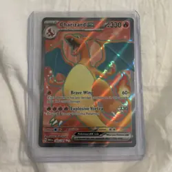 Pokemon TCG Charizard ex 183/165 SV151 Ultra Rare Holo EN 2023 330 HP - Image 1