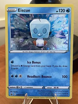 Pokemon TCG-Eiscue-SWSH Promo-SWSH128-Holo-LP - Image 1