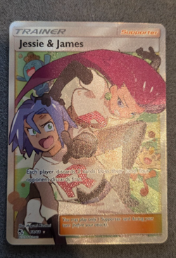 Jessie & James (Full Art) Hidden Fates Ultra Rare 68/68 Pokemon TCG - Image 1