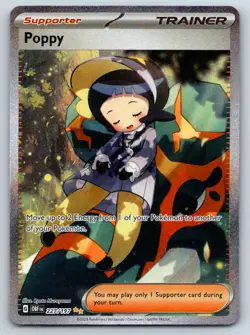 Poppy 227/197 Special Illustration Rare Obsidian Flames Pokemon Holo Near Mint - Image 1