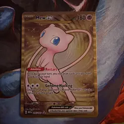 Pokemon TCG Mew ex SV: Scarlet & Violet 151 Hyper Rare Holo 205/165 ENG METAL - Image 1