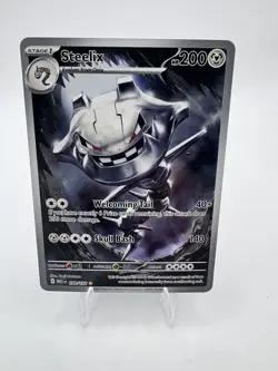 Steelix 150/132 Illustration Rare Mega Evolution Pokemon Holo Near Mint - Image 1