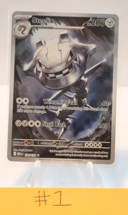 Steelix Holo Mega Evolution Illustration Rare 150/132 Pokemon TCG - Image 1