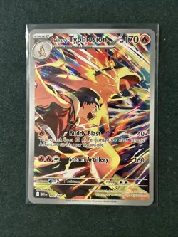Pokemon Ethan's Typhlosion 190/182 Destined Rivals Illustration Rare Full Art - Image 1