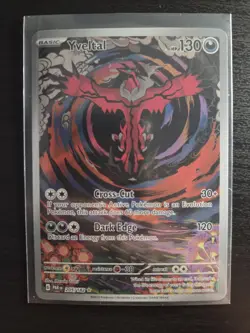 Pokemon Yveltal 205/182 Illustration Rare Paradox Rift Holo NM - Image 1