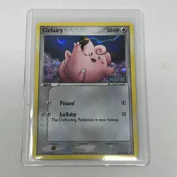 Clefairy 53/115 Pokemon Holo 2005 Ex Unseen Forces NM - Image 1