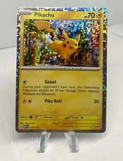 Pikachu 006/015 - Holo - McDonald’s 2023 Pokemon Card NM - MINT - Image 1