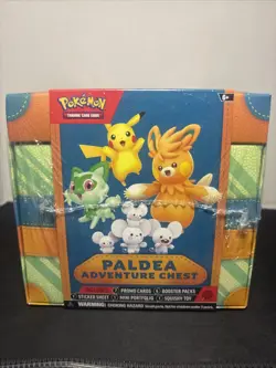 2024 Pokemon TCG Paldea Adventure Chest Sealed Evolved Scarlet & Violet New 🔥 - Image 2