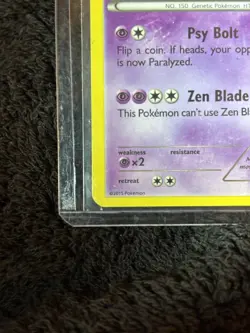 Pokemon Mewtwo XY101 Promo Holo EN Basic Psychic - Image 2