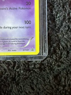 Pokemon Mewtwo XY101 Promo Holo EN Basic Psychic - Image 3