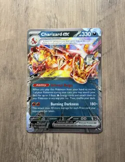 Pokemon TCG Charizard ex 054/091 JUMBO Lenticular Promo Card (ONE CARD) - Image 2