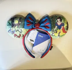 New Disney Snow White 100th Anniversary Edition Minnie Mouse Ears Adults BNWT - Image 3