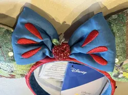 New Disney Snow White 100th Anniversary Edition Minnie Mouse Ears Adults BNWT - Image 5
