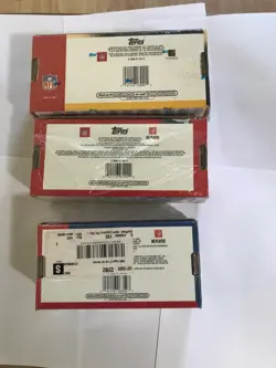2003 ,2006, 2007 Topps Football Complete Factory Sealed Sets Lot - Image 2