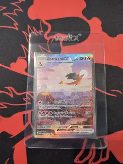Pokemon TCG Charizard EX 199/165 Scarlet & Violet 151 English NM Full Art - Image 1