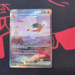 Pokemon TCG Charizard EX 199/165 Scarlet & Violet 151 English NM Full Art - Image 3
