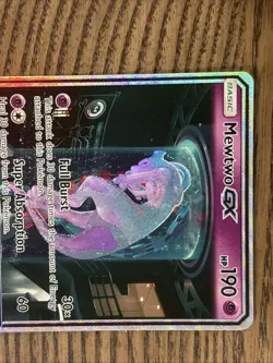 Pokemon Test tube Mewtwo GX TCG Shining Legends 78/73 Secret Rare - Image 3