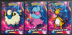 MAREEP FLAAFFY AMPHAROS 11 CARD LOT - POKEMON JOHTO - Image 5