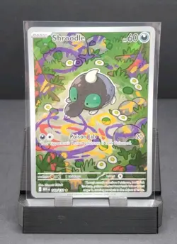 Pokemon Shroodle 149/132 Me01 Mega Evolution Full Art Holo Illustration Rare ENG - Image 1
