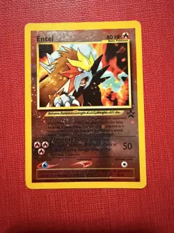 Pokemon Entei Black Star Promo Reverse Holo #34 LP #34 🌀 Swirl 🌀 !! - Image 1