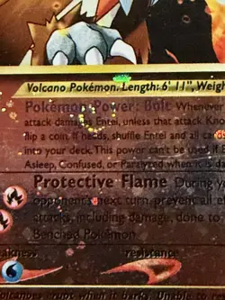 Pokemon Entei Black Star Promo Reverse Holo #34 LP #34 🌀 Swirl 🌀 !! - Image 3