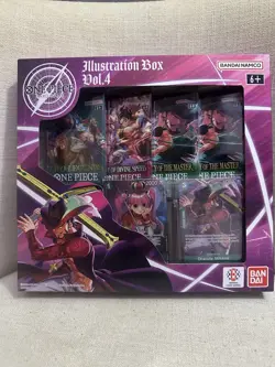 BRAND NEW-Bandai One Piece Trading Card Game: Illustration Box Volume 4 - Image 1