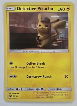 Detective Pikachu - LP - Pokemon Black Star Promo SM190 - Image 1