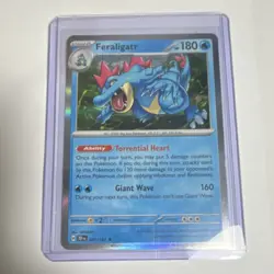 Pokemon Card Feraligatr 041/162 Holo Rare Temporal Forces SV05 Near Mint NM - Image 1