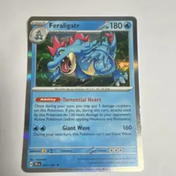 Pokemon Card Feraligatr 041/162 Holo Rare Temporal Forces SV05 Near Mint NM - Image 3