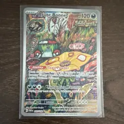 Pokemon Company Brute Bonnet 207/182 SV04 Paradox Rift Illus Rare Holo 120 HP - Image 1