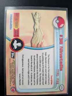 Topps Chrome Ninetales Pokemon Card #38 - Image 2
