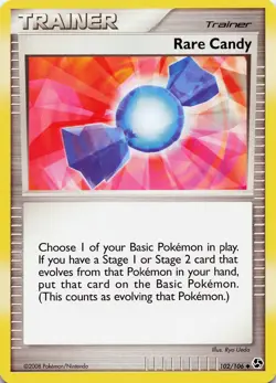 Pokemon TCG Rare Candy #102/106 Great Encounters NM - Image 1
