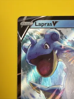 Pokemon TCG Lapras v Holo Rare Card Base Set 049/202 Sword And Shield - Image 2