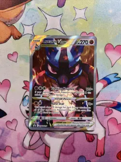 Pokemon TCG Lucario VSTAR SWSH291 Crown Zenith Promo Card NM - Image 1