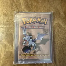 (Very Heavy) Pokemon Fossil Booster Pack Unlimited –Aerodactyl - Sealed– 22 g - Image 5