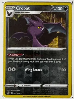 Crobat 91/163 Rare Deck Exclusives Pokemon Reverse Holo Near Mint - Image 1