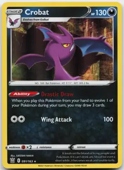 Crobat 91/163 Rare Deck Exclusives Pokemon Near Mint - Image 1