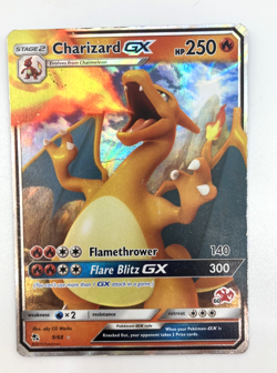 Pokemon TCG Charizard GX Holo Card 9/68 Hidden Fates Series - MP - Image 1