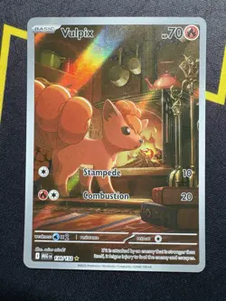 Pokemon TCG Vulpix 138/132 - Illustration Rare - Mega Evolution - Near Mint - A - Image 1